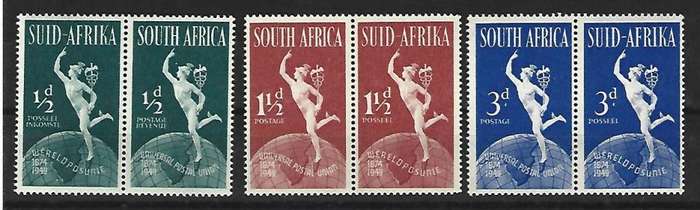 Union of SA - SACC 127-129- U.P.U. - **Mint