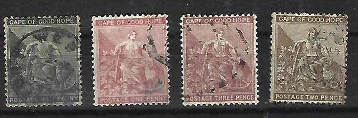 Cape of Good Hope- SACC 35-38 - used - As per scan