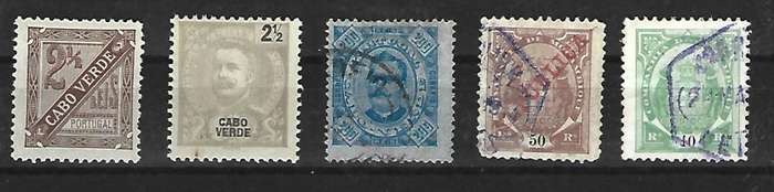 Portugal - Cape Verde - Set of used Stamps - As per scan