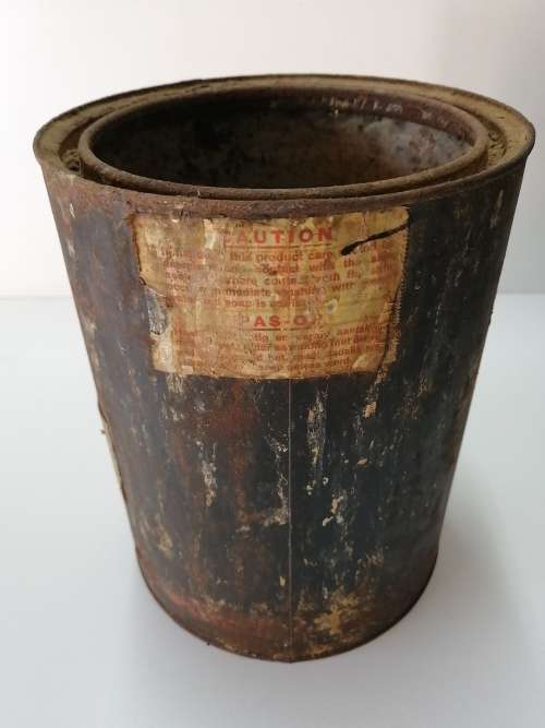 Vintage Plasconite tin