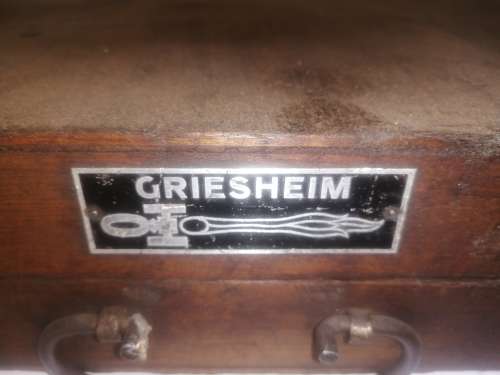 Gas cutting torch set in wooden box - not complete as per photos