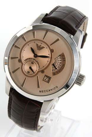 EMPORIO ARMANI AR4604 GENTS MECHANICAL RETROGRADE++LOOKS AT ITS BEST++