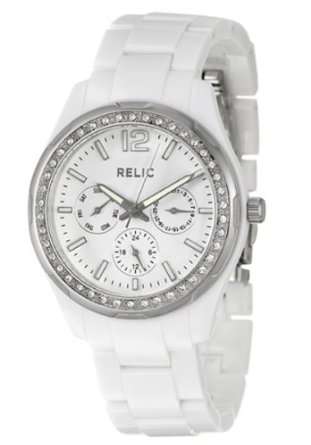 Relic by Fossil**Starla**Crystal accented with Multifunction dial+Affordable x-mas gift for her+HOT