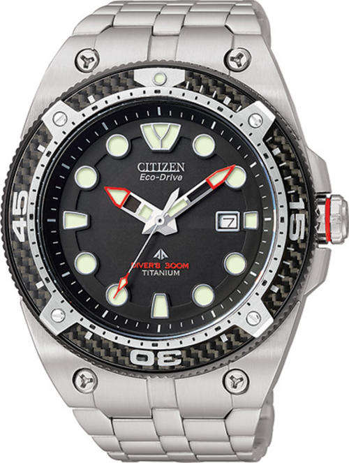 R8999.00>>CITIZEN TITANIUM PRO-DIVERS PROMASTER CARBON  COLLECTION 1000Ft WR.ECO-DRIVE.