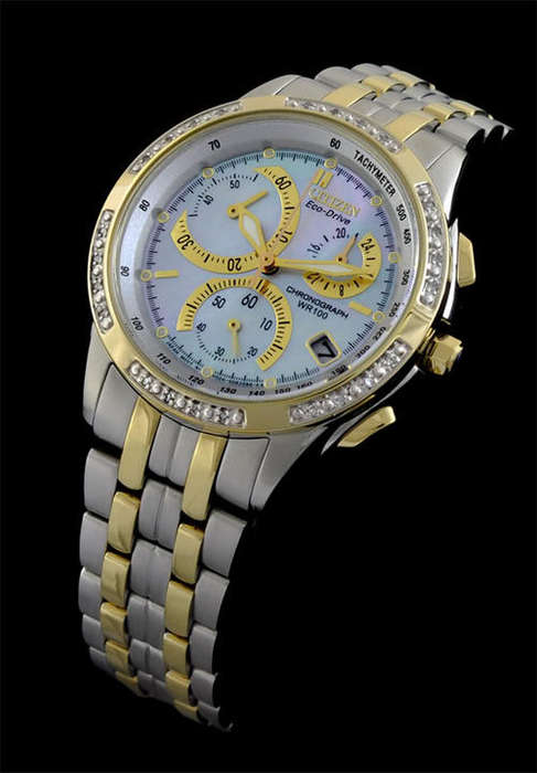 The Most Spectacular ever made!!! LADIES CITIZEN **24 GENUINE DIAMONDS** ECO-DRIVE CALIBER 5700