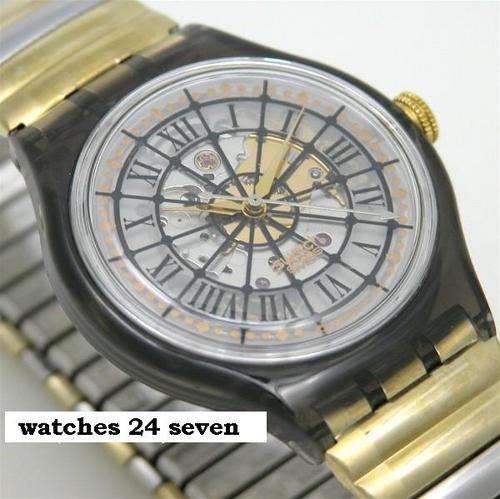 SWATCH SWISS AUTOMATIC 23 JEWELS SAM101 SHOP DISPLAY !!! MADE IN SWITZERLAND.