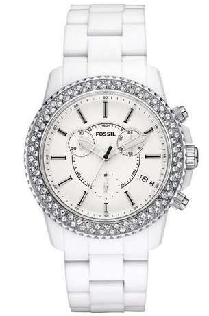 Ladies Fossil Stella Chronograph Glitz Watch