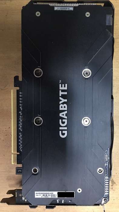 Gigabyte GV-RX580GAMING-4GD Graphics card
