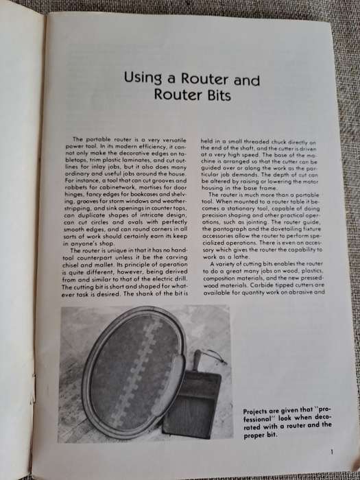 Using a Router and Router Bits
