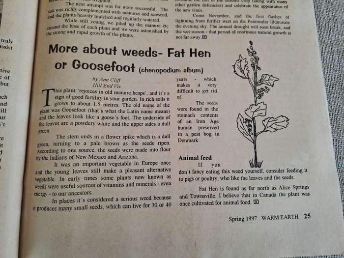 Warm Earth: Organic Growing - Healthy Living 1997 (2 magazines)
