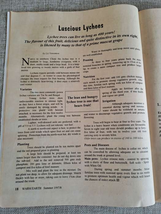 Warm Earth: Organic Growing - Healthy Living 1997 (2 magazines)