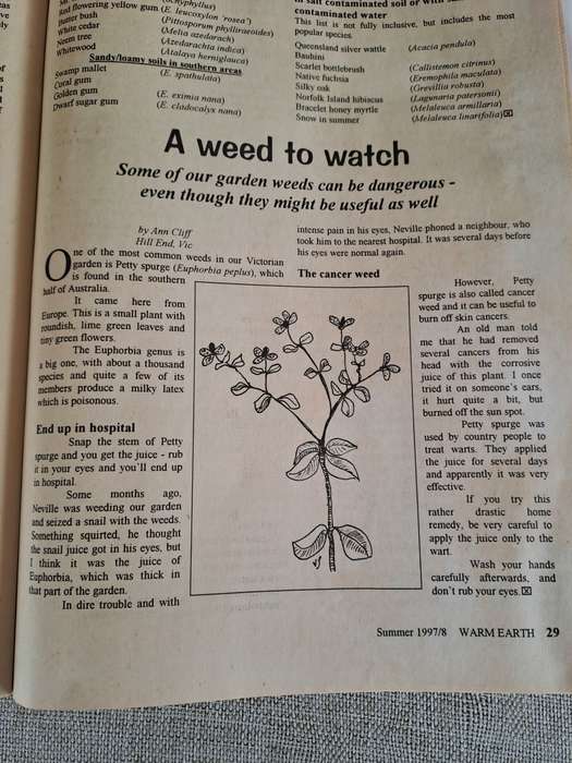 Warm Earth: Organic Growing - Healthy Living 1997 (2 magazines)