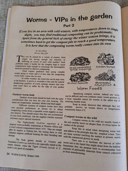 Warm Earth: Organic Growing - Healthy Living 1998 (3 magazines)