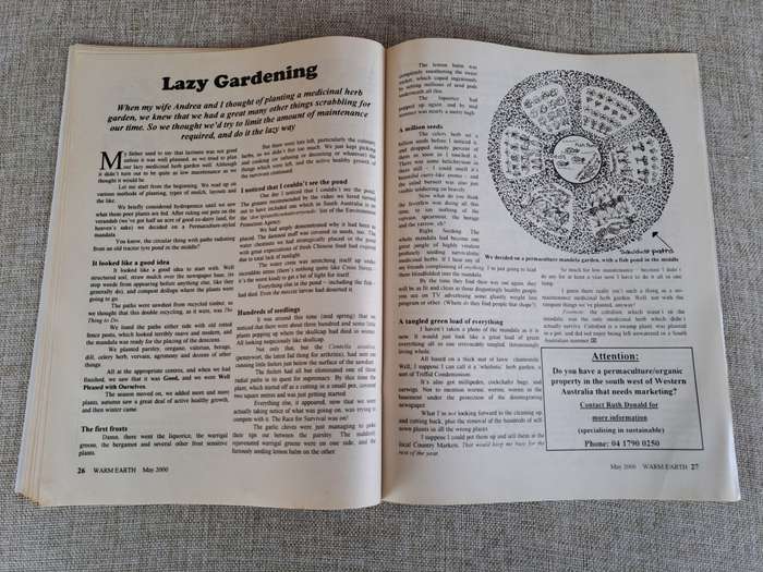 Warm Earth: Organic Growing - Healthy Living 2000 (3 magazines)