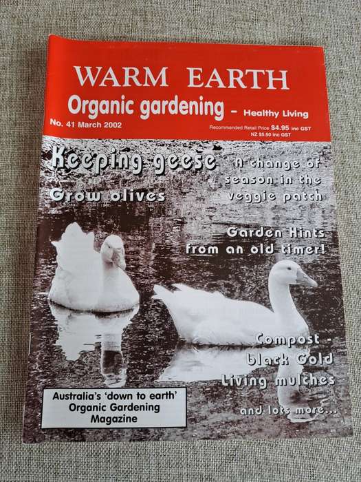 Warm Earth: Organic Growing - Healthy Living 2002 (3 magazines)