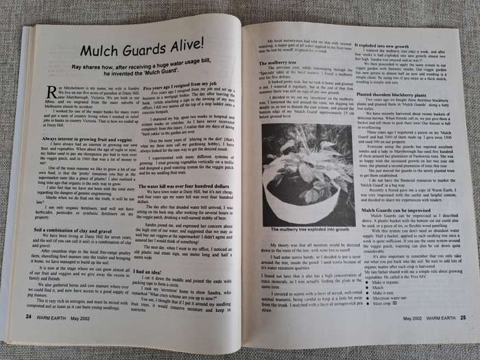 Warm Earth: Organic Growing - Healthy Living 2002 (3 magazines)