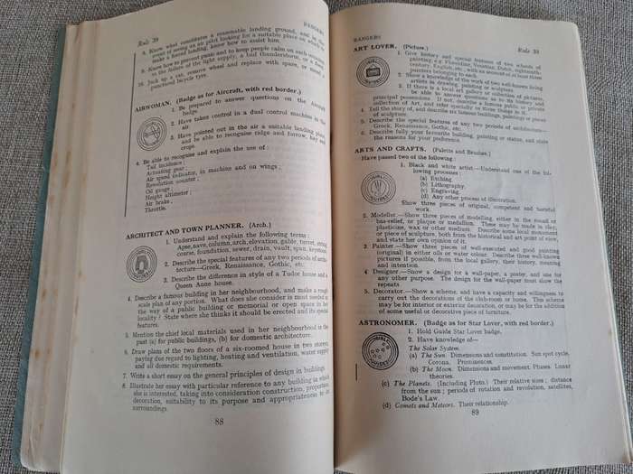 The Girl Guides, Policy Organisation Rules 1939 & 1943