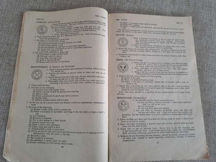 The Girl Guides, Policy Organisation Rules 1939 & 1943