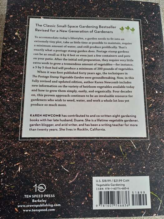 The Postage Stamp vegetable Garden - Karen Newcomb