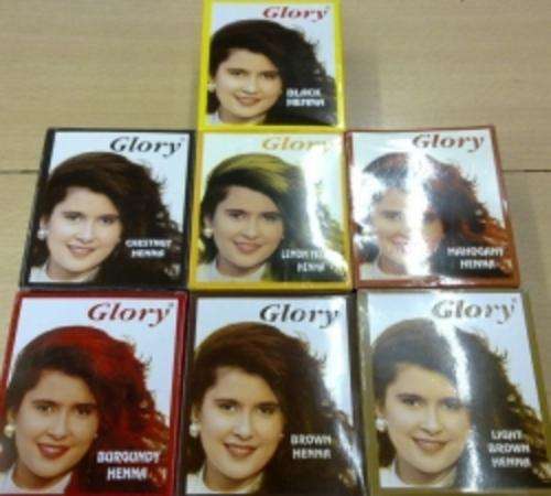 Glory Henna dye 10 gram packet - colour light brown