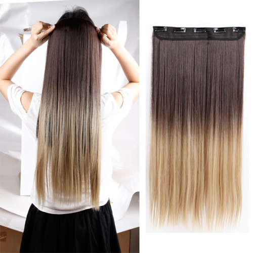 clip on hair extensions choc brown to honey blonde ombre