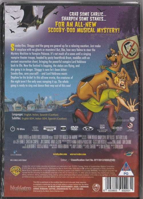 Scooby-doo! movies (3 movies)