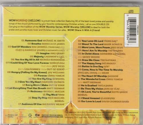 WOW worship - yellow
