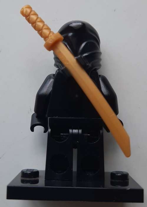 Lego ninjago black ninja figure