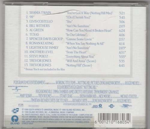 Notting Hill Soundtrack