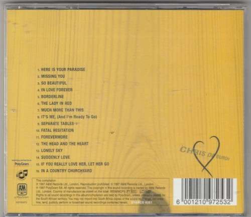 Chris De Burgh The love songs