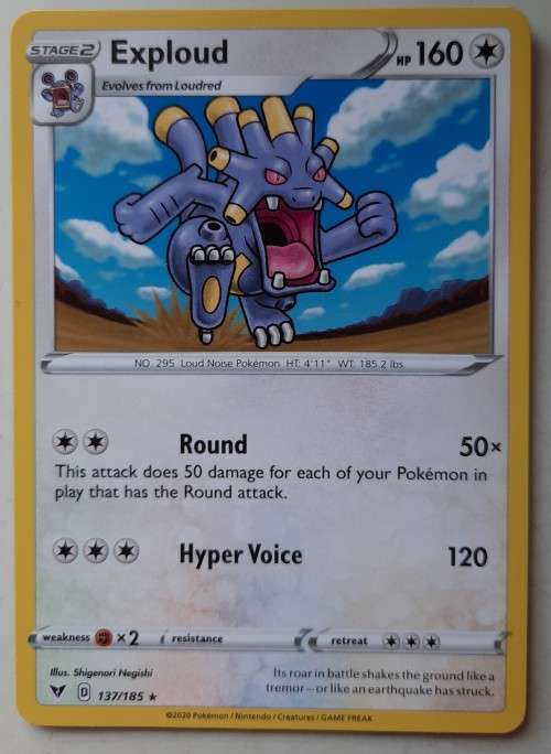 Pokemon sword & shield vivid voltage - Exploud