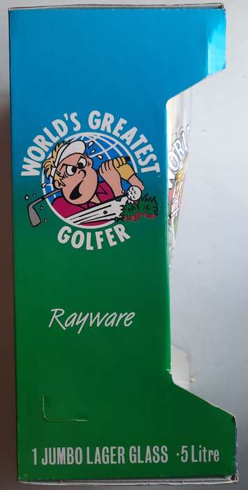 World`s Best golfer glass