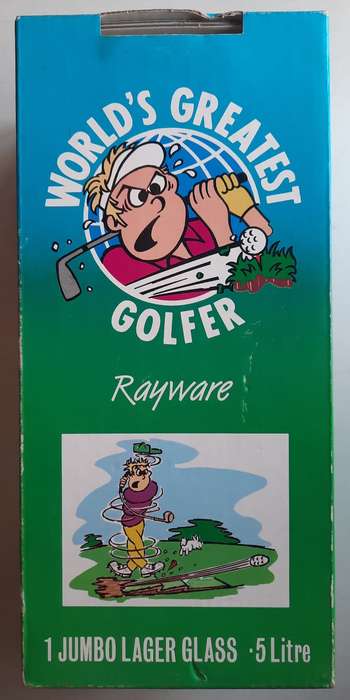 World`s Best golfer glass