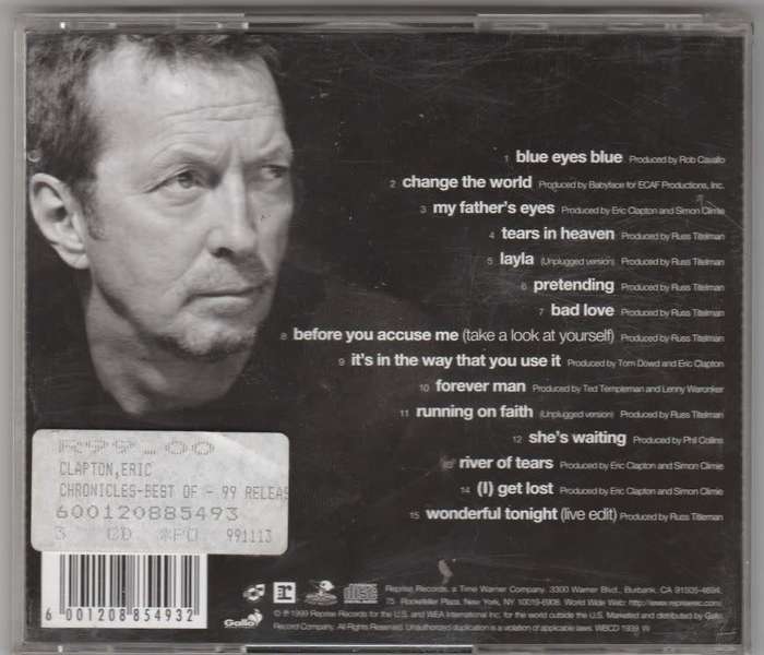 Clapton Chronicles: The best of Eric Clapton
