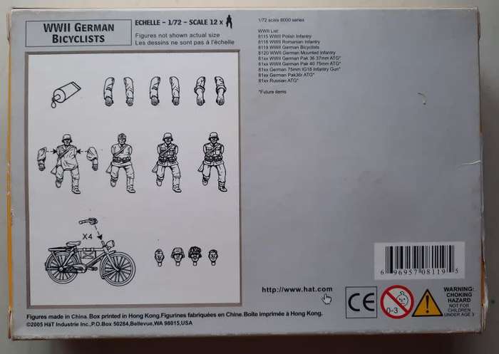 WW2 German Bicyclists #8119 (2005)
