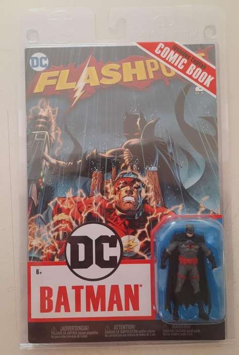 Batman w/Flashpoint Comic (DC Page Punchers) 3` Figure