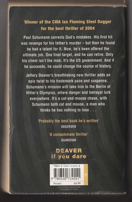 Garden of the beasts - Jeffery Deaver