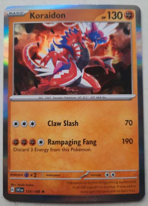 Pokemon: Scarlet & Violet - Koraidon (Reverse holo)