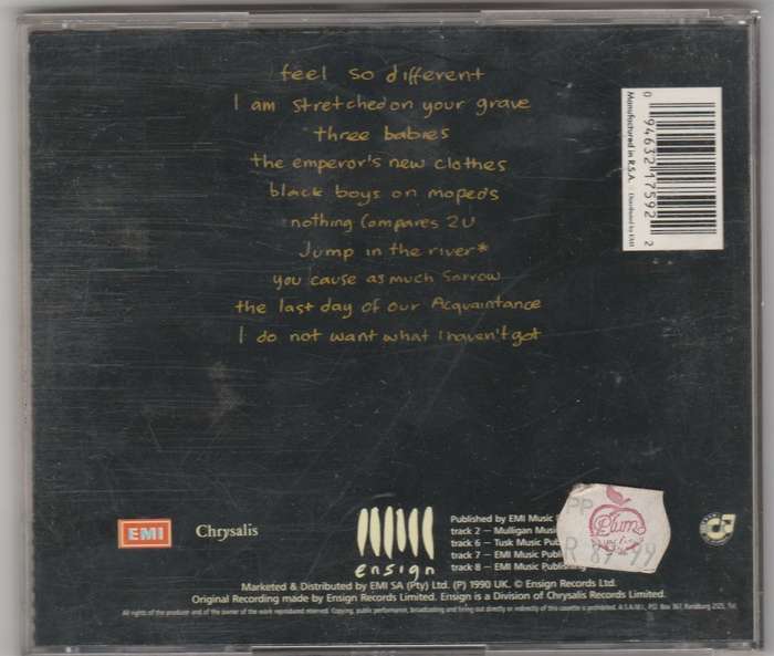 Sinead O` Connor  - I do not want, want I haven`t got.