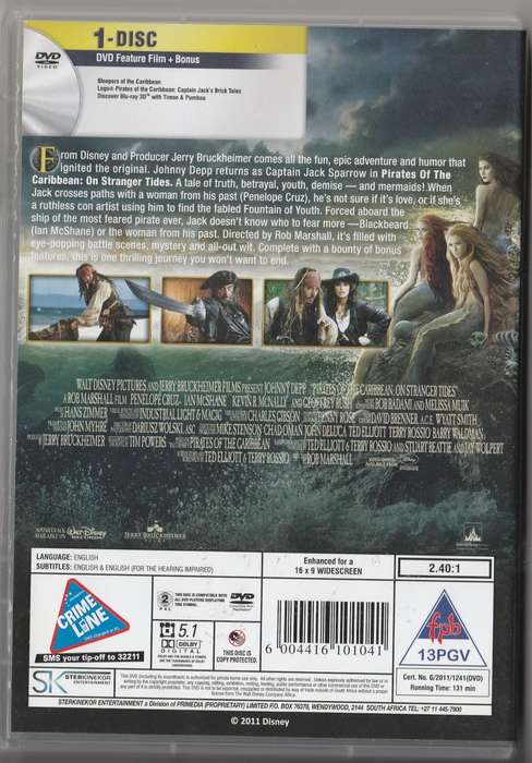 Pirates of the Caribbean: On stranger tides