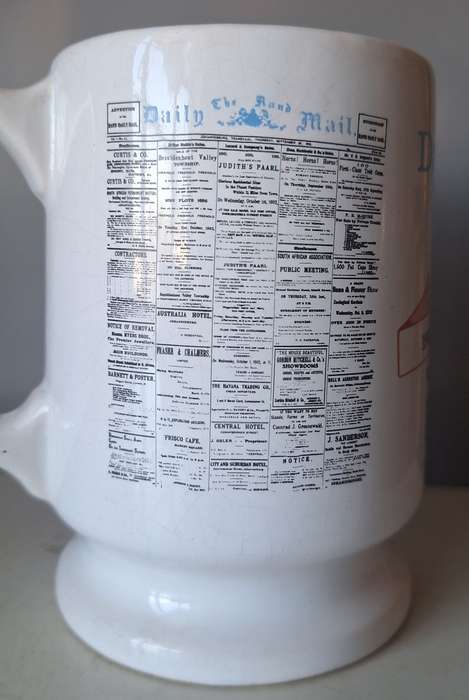 Rand Daily Mail 75th anniversary mug