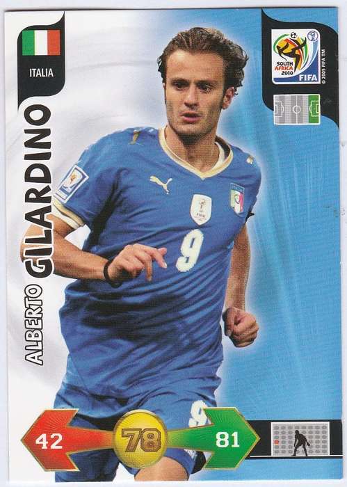 Panini FIFA World Cup 2010 / XL Adrenalyn - Italia - 10 Cards