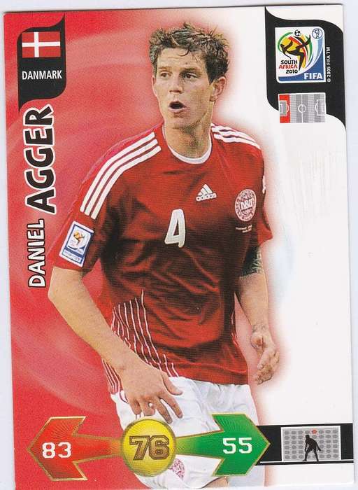 FIFA  2010 World Cup Adrenalyn XL - Danmark 5 cards
