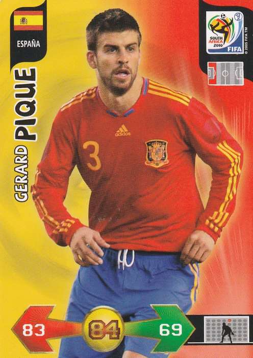 FIFA  2010 World Cup Adrenalyn XL - Spain 7 cards
