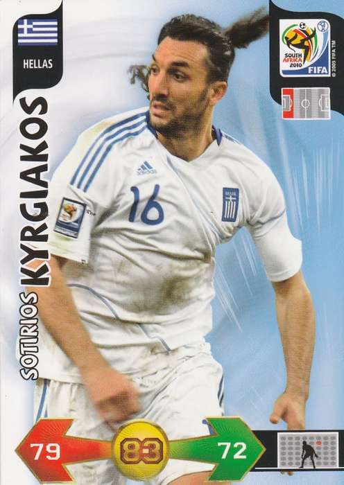 FIFA  2010 World Cup Adrenalyn XL - Greece 4 cards