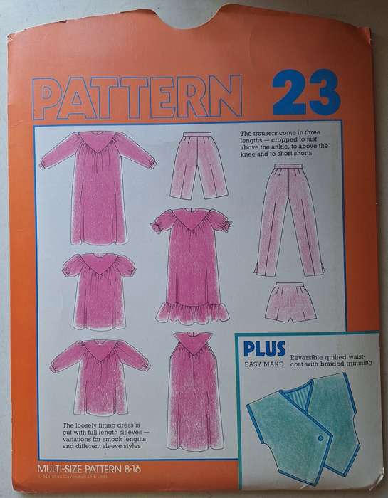 Make it easy mix & match pattern wardrobe & sewing guide (Pattern 23)