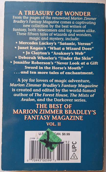 The best of Marion Zimmer Bradley`s Fantasy Magazine vol.2