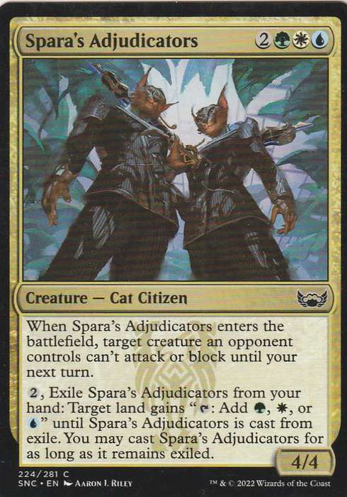 Magic the Gathering: Streets of new Capenna - Spara`s Adjudicators (2022) common