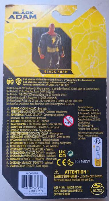 Black Adam figure (New and sealed)