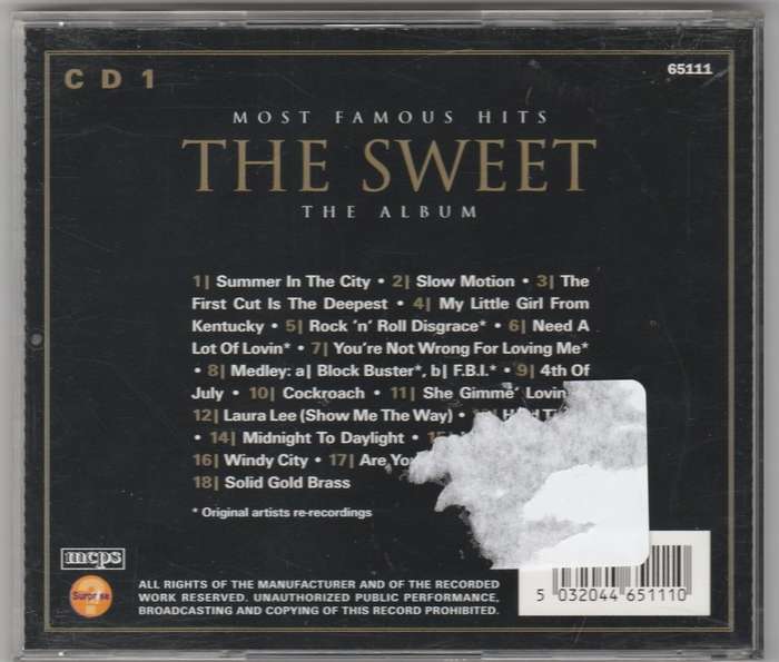 The Sweet the album
